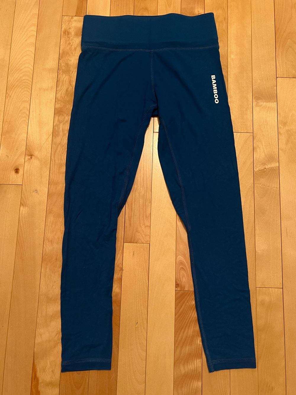 BAMBOO Women's Turquoise Blue Leggings